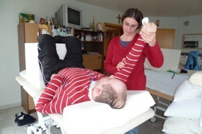 Edith Rabus bei der Arbeit